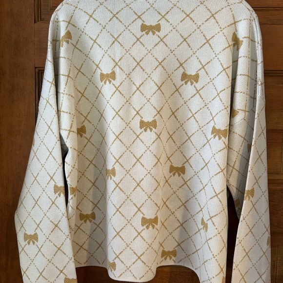Bella Jane / NWT/ Size XL/ Woman's Elegant Cream And Gold Sweater. - Picture 6 of 13